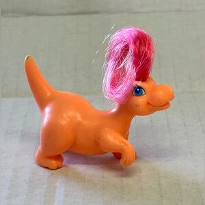 Vintage Darlin Dino’s Toy with Pink Brushable Hair